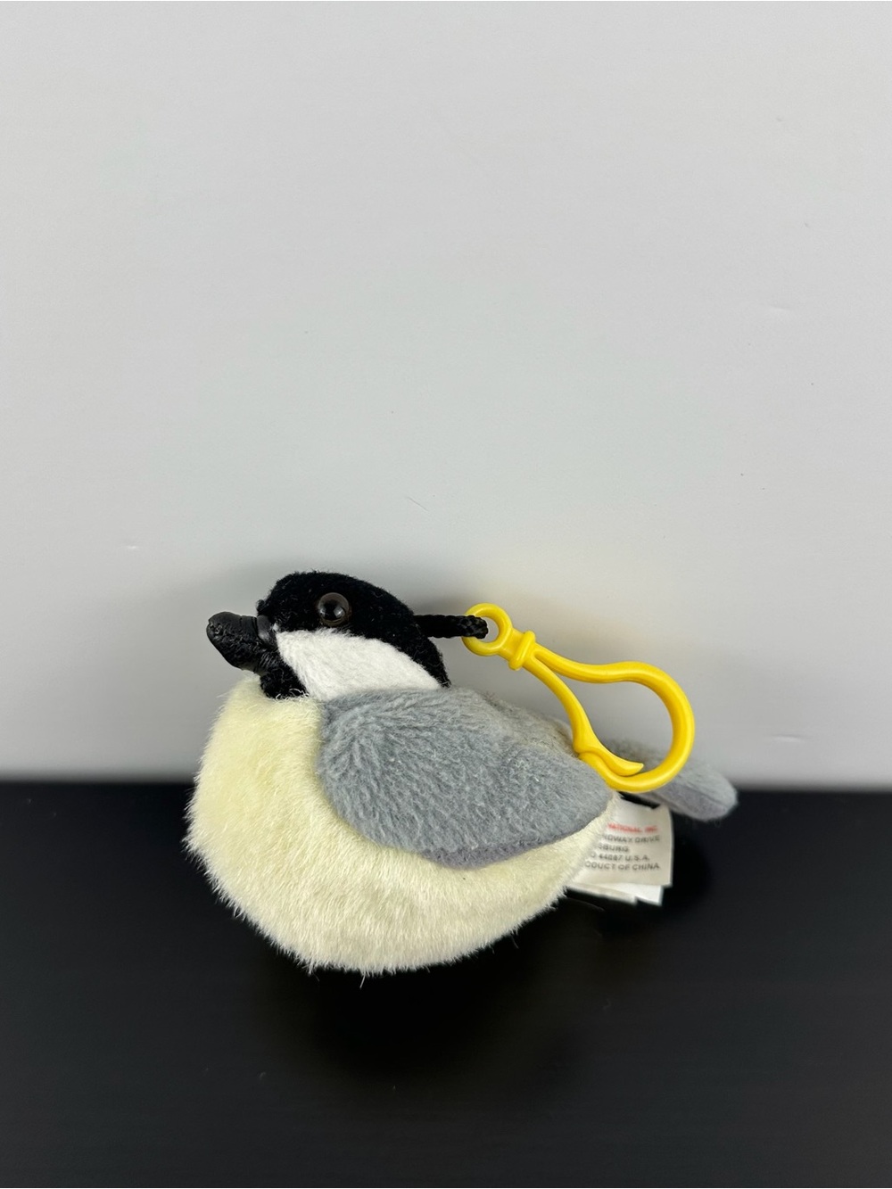 Wild Republic K&M RARE Chickadee Bird Clip 3.5” Plush 2001 Sound is Muffled